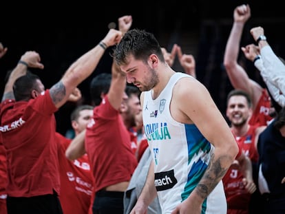 Doncic, tras caer ante Polonia.