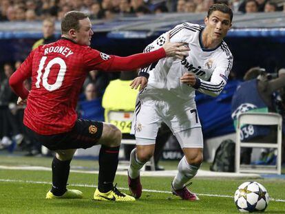 Rooney marca a Cristiano. 