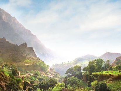 Paisaje en Cabo Verde.