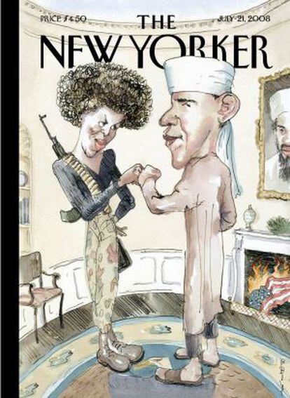 Portada de 'The New Yorker' de 2008.