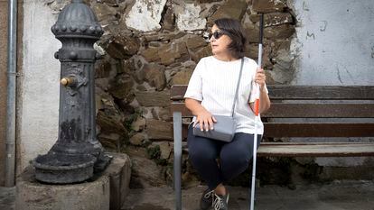 Rosa Alarcón, concejal del distrito de Horta-Guinardó de Barcelona, este mes de septiembre.