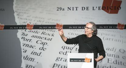 Serrat agraeix el premi que li han concedit els editors catalans.