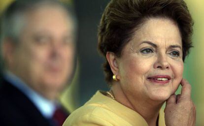 Dilma Rousseff, este viernes en Brasilia.