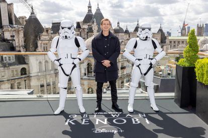 Hayden Christensen en la presentación de 'Obi-Wan Kenobi', en Londres.