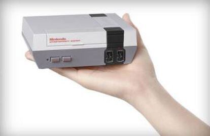 La mini NES, en una imatge facilitada per Nintendo.