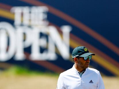 Sergio García, en el Open Británico.