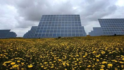 Una planta solar de Acciona en Portugal.