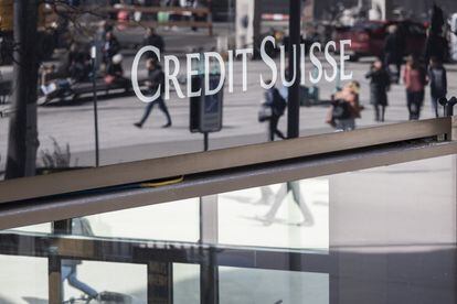 Oficinas de Credit Suisse en Zúrich, Suiza.