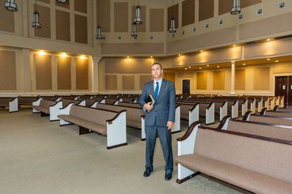 Tony Spell, pastor de la iglesia evangélica del Tabernáculo, en Baton Rouge. / RAEGAN LABAT