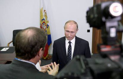 Putin, entrevistado este jueves por la televisi&oacute;n francesa