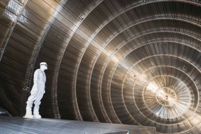 Un experimento de neutrinos en Karlsruhe, Alemania