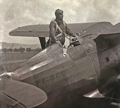 Francesc Viñals, piloto de 'Chato', en una foto de archivo de ADAR.