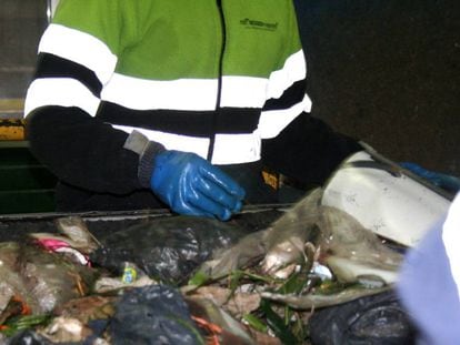 Cinta de reciclaje de la empresa Reciplasa.