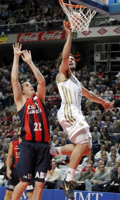 Sergio Llull entra a canasta