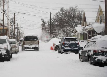 Una calle de Erie, en Pennsylvania, el pasado martes.