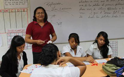 Una escuela en El Salvador.
