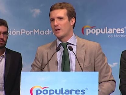 Pablo Casado presenta a 42 candidatos a alcalde del norte de Madrid
