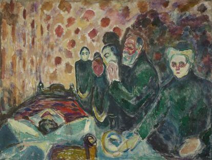'Agonía' (1915), obra de Edvard Munch.