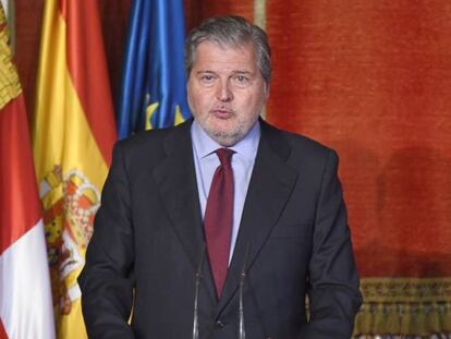 El ministro de Educación, Cultura y Deporte, Íñigo Méndez de Vigo, en el Alcázar de Segovia. 