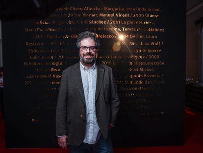 El escritor y periodista Sergio del Molino, ganador del premio Alfaguara 2024, este jueves en el Círculo de Bellas Artes.