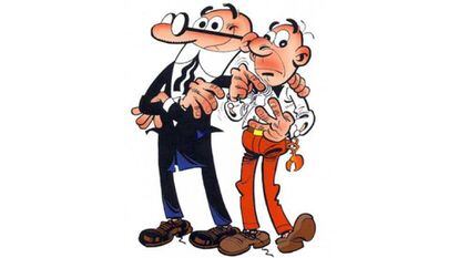 Mortadelo y Filemón, dibujados por Francisco Ibáñez.