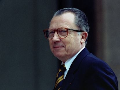 Jacques Delors, en octubre de 1994.