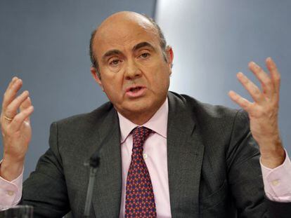 El ministro de Economía, Luis de Guindos.