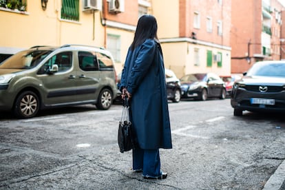 Mamen, de 39 años y madre de cinco hijos, el día 13 en Madrid.