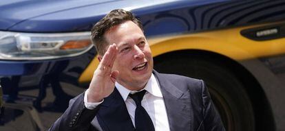 Elon Musk  sale del juzgado en Wilmington, Delaware (EE UU)