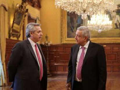 López Obrador pone de manifiesto que la política exterior no es una de sus prioridades en su encuentro con Alberto Fernández