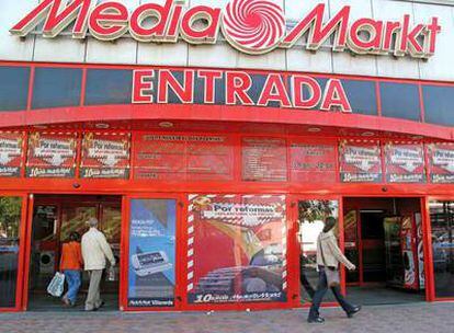 Un establecimiento de Media Markt en la avenida de Andalucía de Madrid.