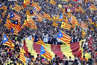 Manifestación contra la sentencia del Estatut, el 10 de julio de 2010.