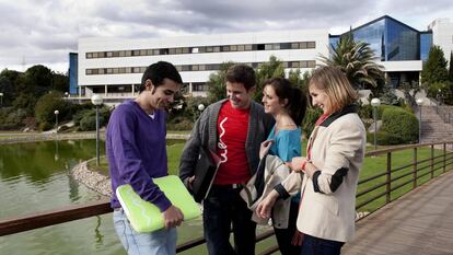 Alumnos de la Universidad Europea.