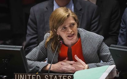 Samantha Power, embajadora de EE UU ante la ONU, en una imagen de archivo.