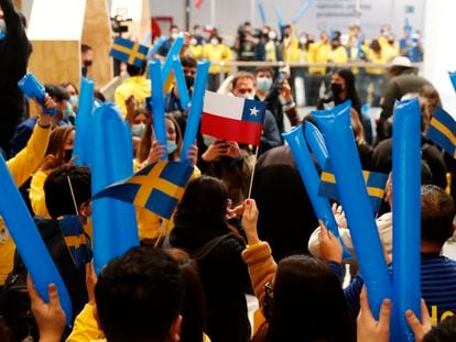 Momento de la inauguración de la tienda de Ikea en Santiago de Chile, en agosto de 2022.