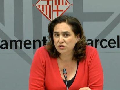 La alcaldesa de Barcelona, Ada Colau, en rueda de prensa telemática

AYUNTAMIENTO DE BARCELONA - BETE
28/04/2020 