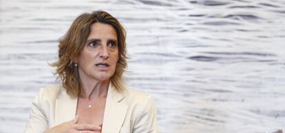 Teresa Ribera, vicepresidenta tercera y ministra de Transición Ecológica.