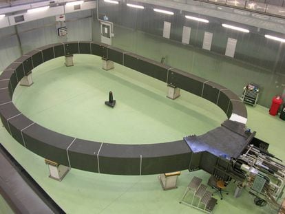 El imán del reactor de fusión nuclear ITER, en La Spezia (Italia).