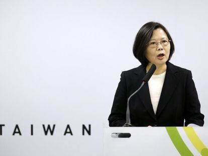 La presidenta electa de Taiw&aacute;n, Tsai Ing-wen, este martes en Taipei.