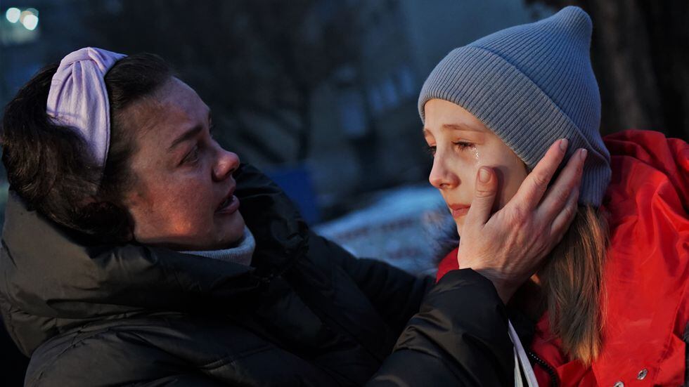 Oxana y su hija Eva, que regresó de Rusia el pasado 17 de diciembre.