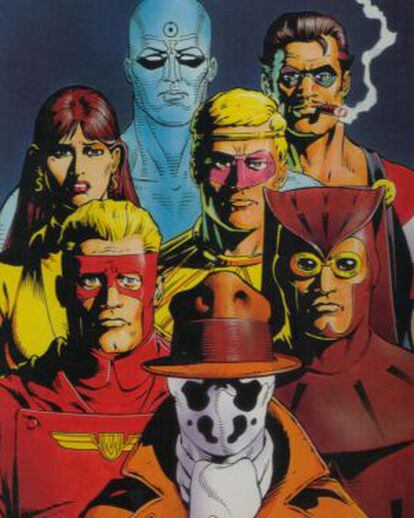 Superhéroes de 'Watchmen'.