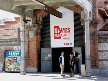 Entrada a la Nave 11 de las Naves de Matadero de Madrid.