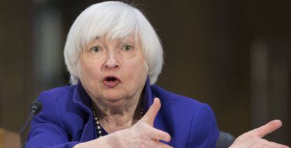 En la imagen, la presidenta de la Reserva Federal (Fed), Janet Yellen.