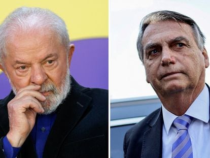 Luiz Inácio Lula da Silva y Jair Bolsonaro.