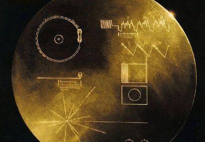 El Disco de Oro de las sondas Voyager.