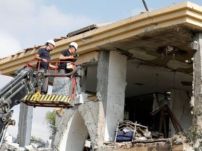 Vivienda de Beersheba (sur de Israel) atacada con un cohete lanzado desde Gaza.