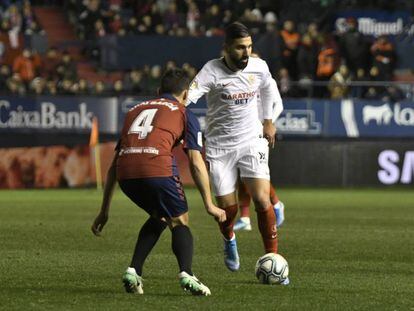 Dabbur, en el partido ante Osasuna. 