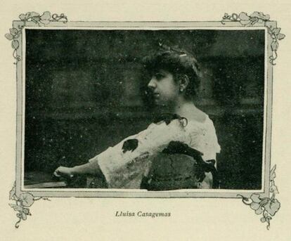 La catalana Lluïsa Casagemas, la primera mujer que compuso una ópera en España, 'Schiava e regina', en 1893.