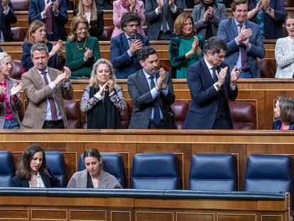 Pleno para toma de consideración de la reforma de la 'ley del solo sí es sí', este martes.