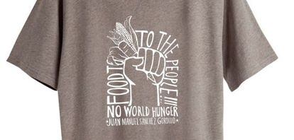 Camiseta de la firma Weekday inspirada en Juan Manuel Sánchez Gordillo.